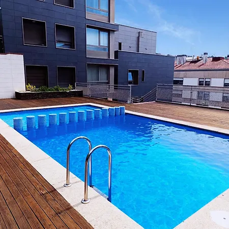 Atico Chill-out De Lujo Con Piscina Y Parking Gratis Vigo